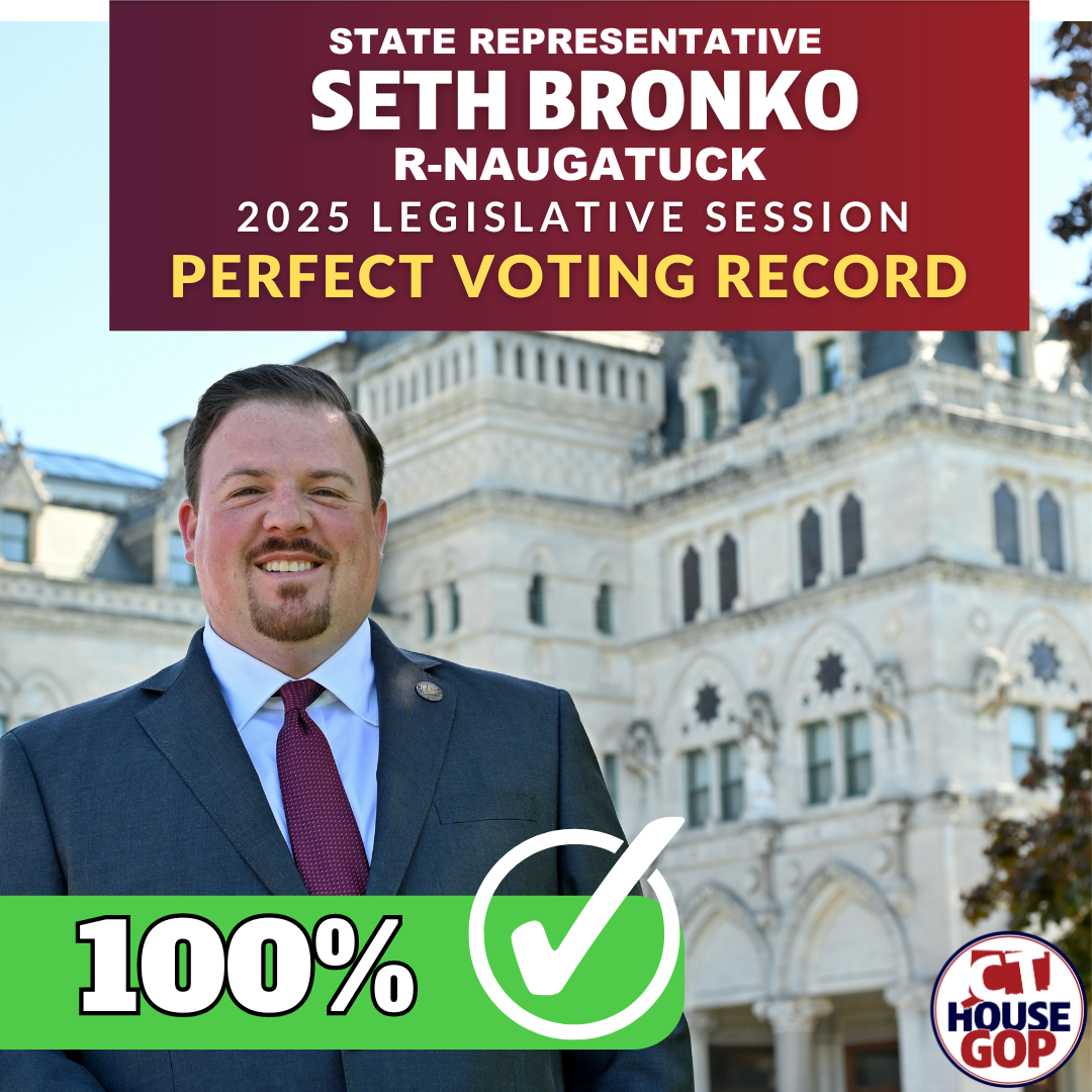 Rep. Bronko Earns Perfect Voting Record for the 2025 Legislative Session