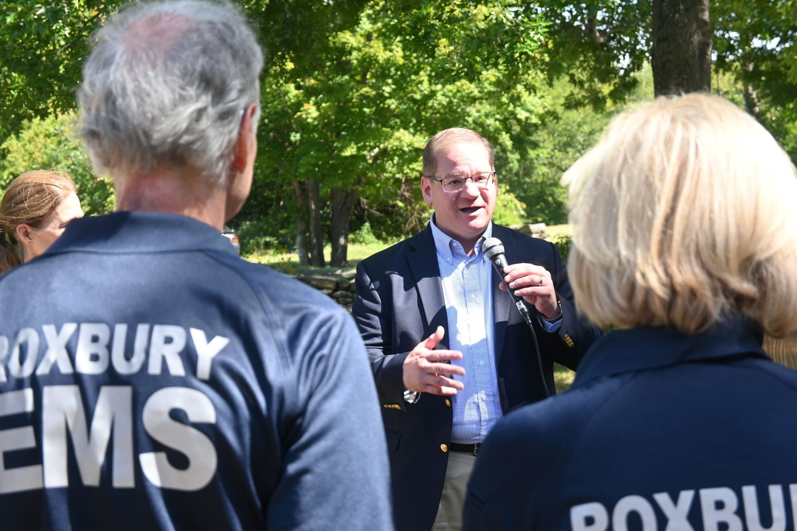 Rep. Buchsbaum Celebrates $1 million grant for Roxbury Ambulance Building Expansion