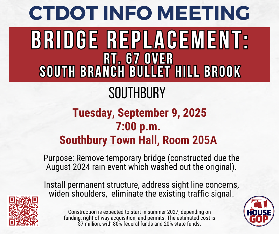 CT DOT Informational Meeting on Southbury Bridge Replacement