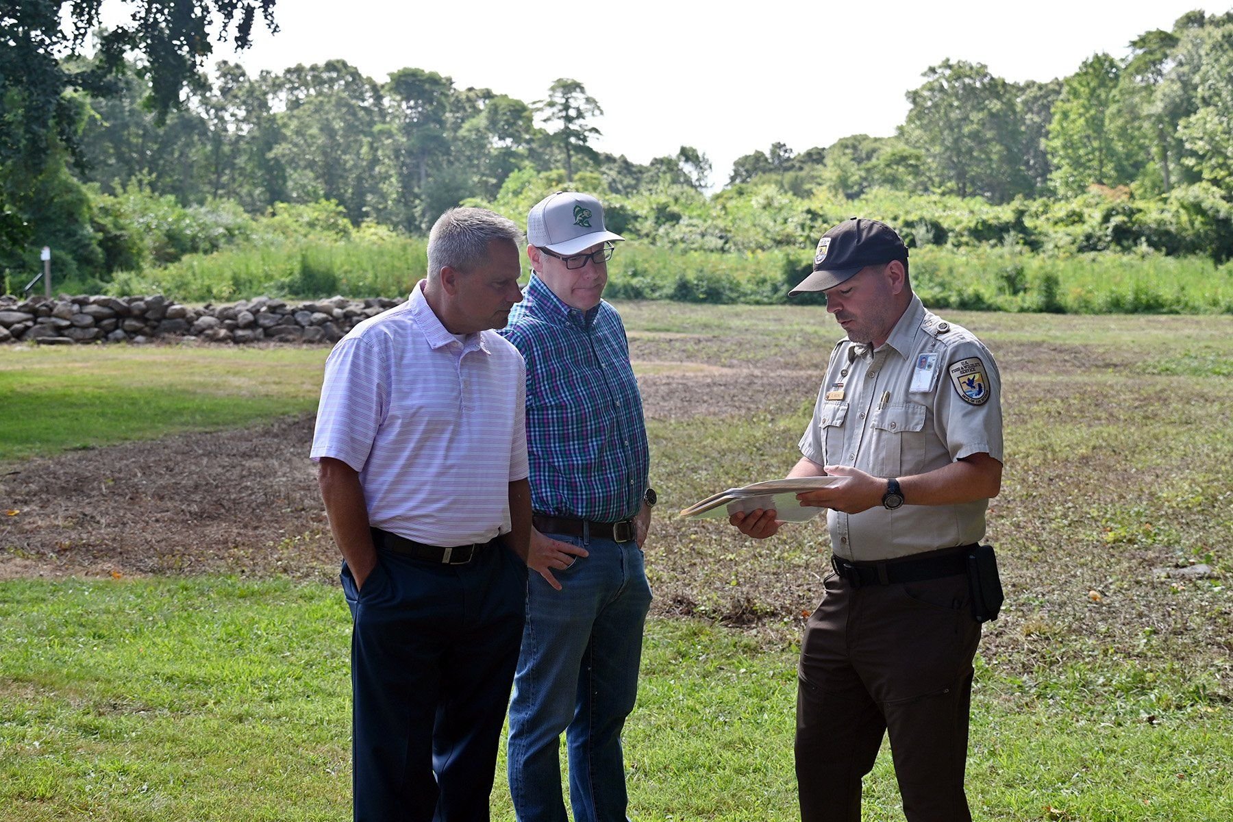 Reps Carney and Aniskovich Tour Stewart B. McKinney National Wildlife Refuge