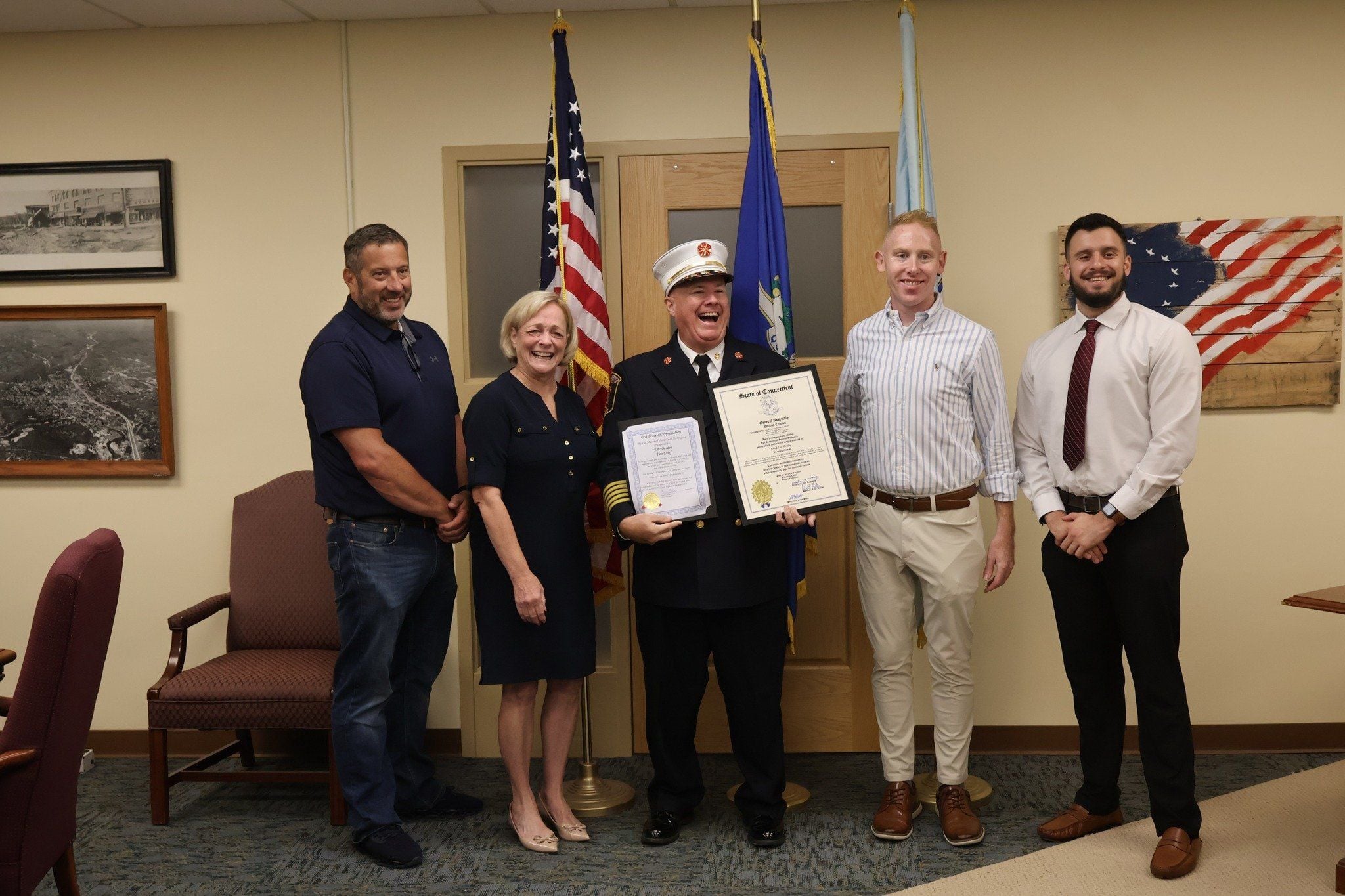 Honoring Fire Chief Eric Borden for 25 Years of Dedicated Service
