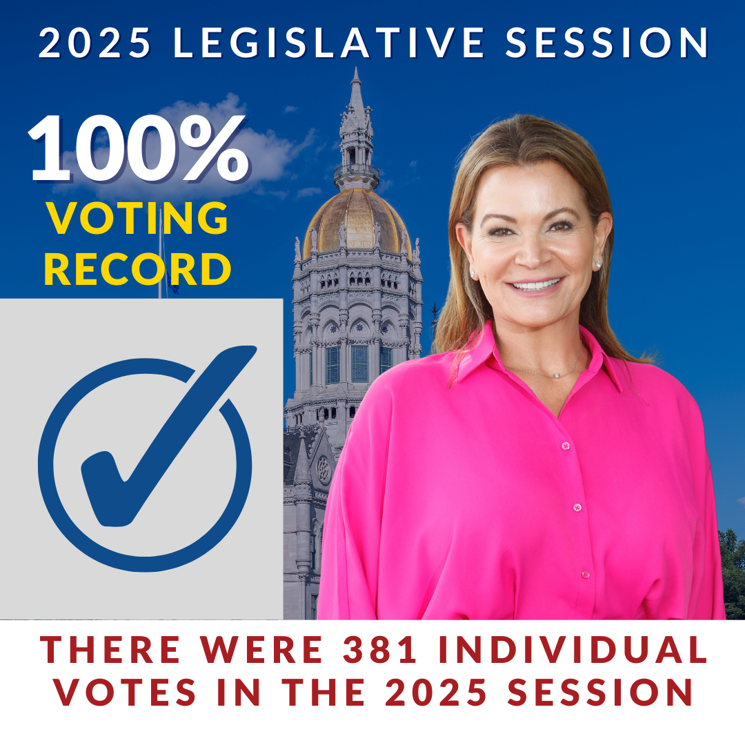Rep. Klarides-Ditria Achieves 100% Voting Record