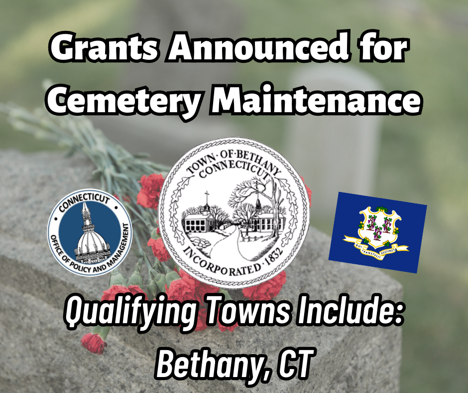 State Grants Announced for Cemetery Maintenance