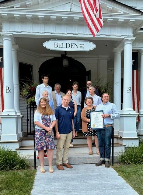 Rep. Reddington-Hughes Tours Newly Renovated Historical Hotel