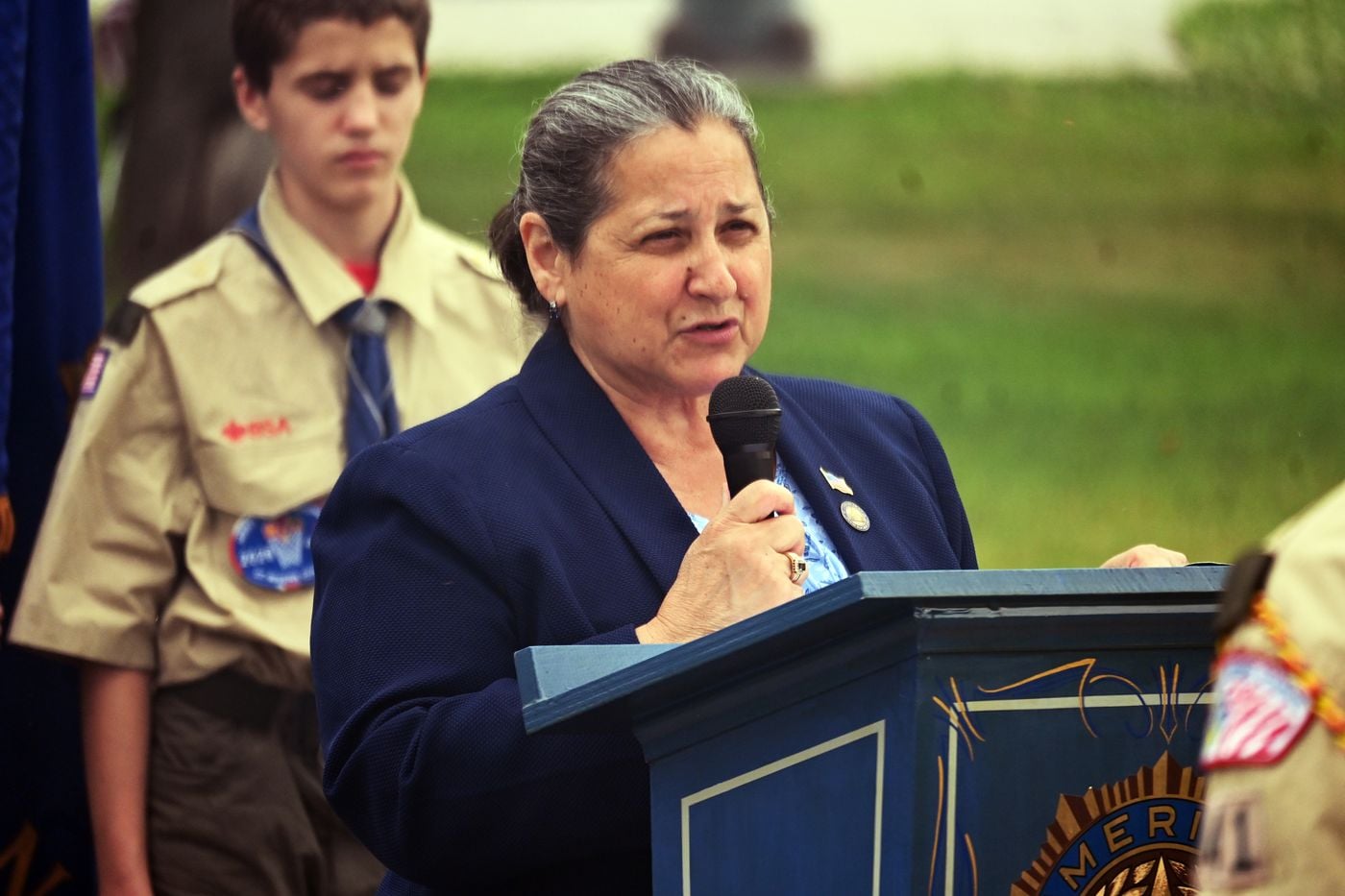 Rep. Veach Joins Local Vets, Scouts, and Residents for Flag Retirement Ceremony