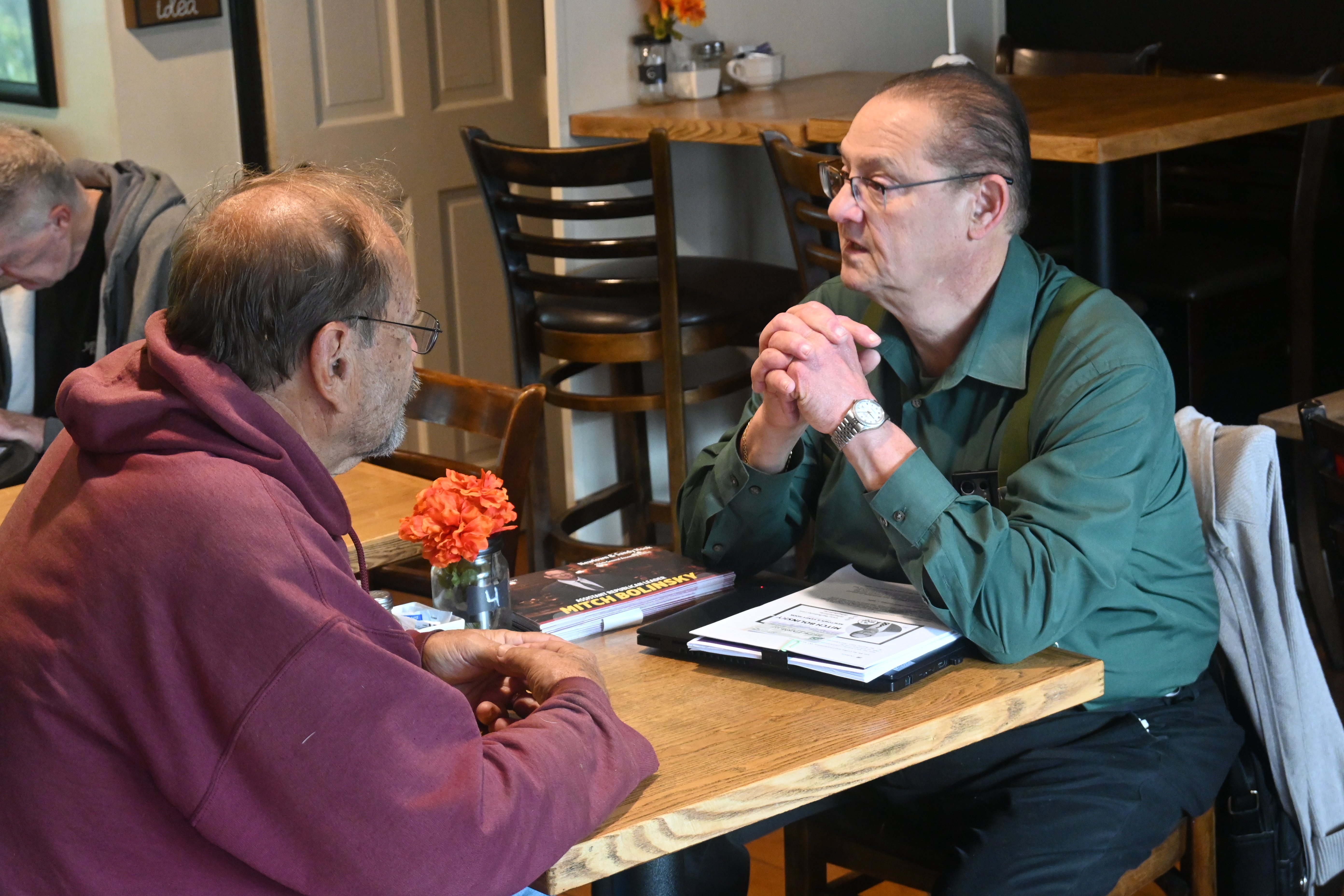 NEWTOWN LAWMAKERS HOST BUSY COFFEE