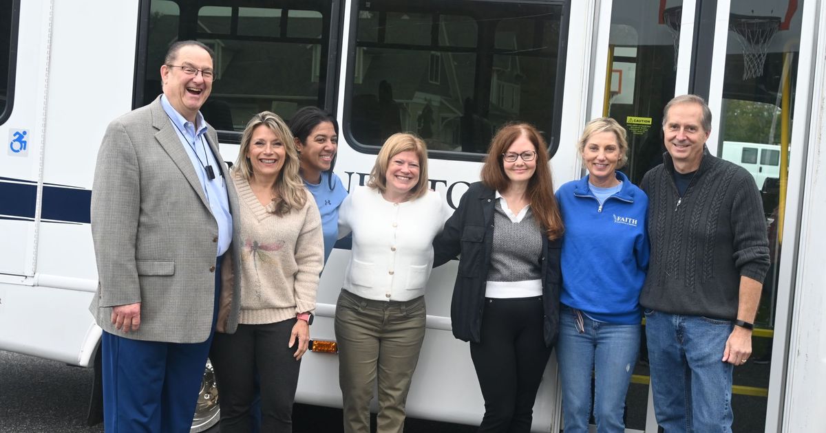 Bolinsky Rides the Newtown Easy Transit to FAITH Pantry