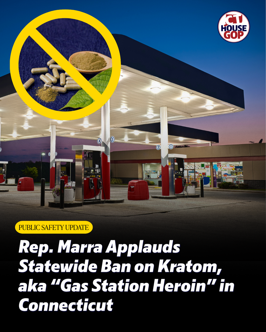 Rep. Marra Applauds Statewide Ban on Kratom!