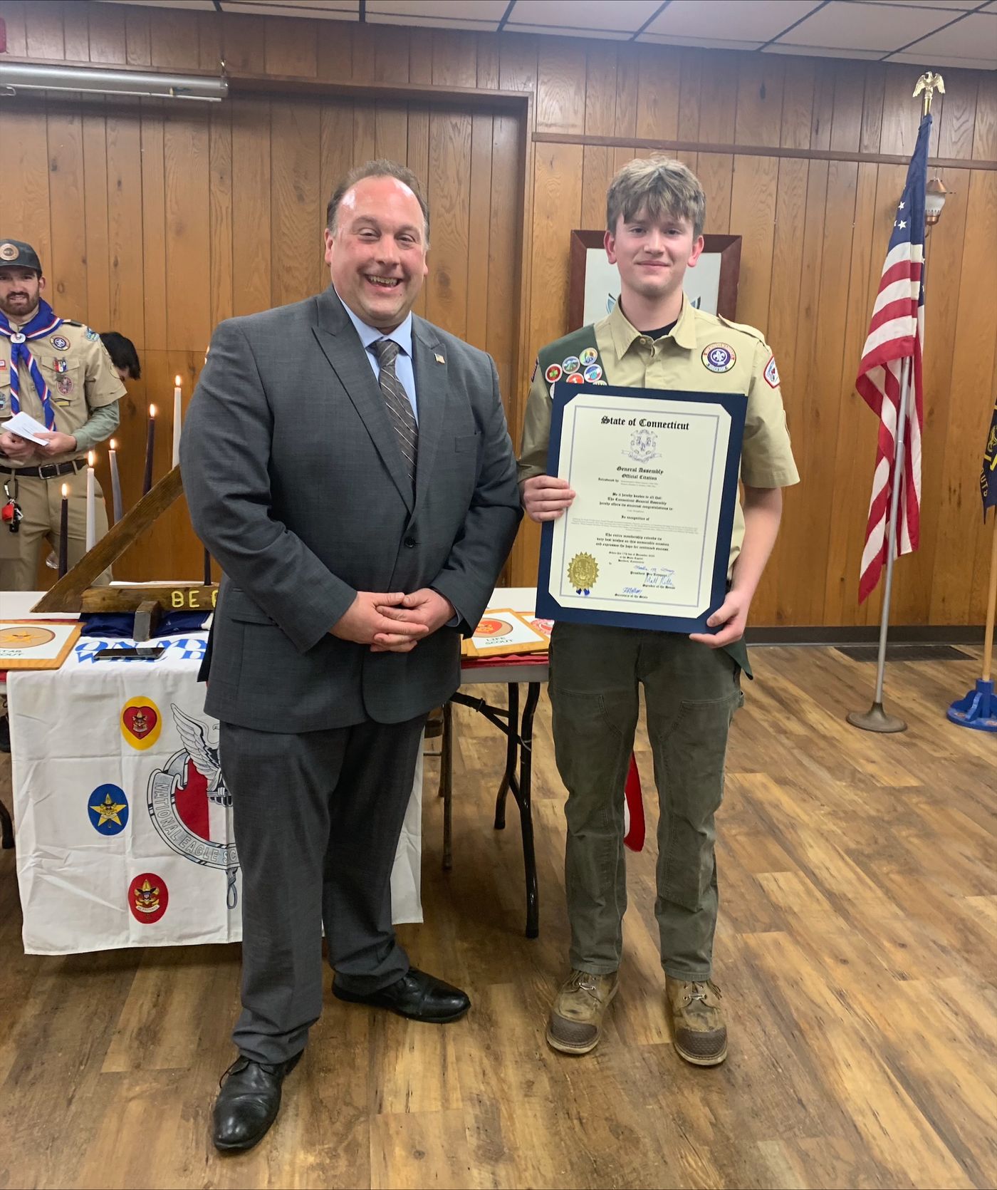 Cole Houghton Eagle Scout Ceremony