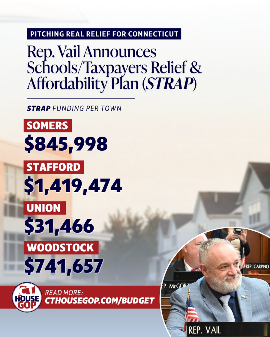 Vail Announces School/Taxpayers Relief & Affordability Plan (STRAP)