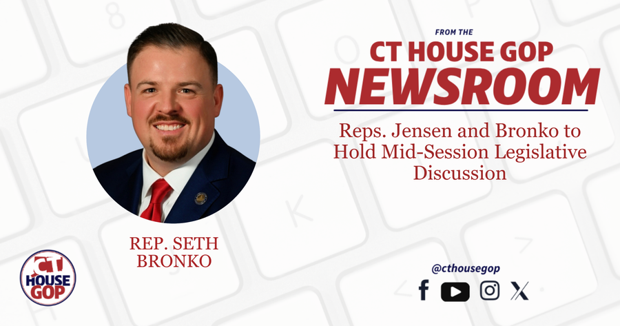 Reps. Jensen and Bronko to Hold Mid-Session Legislative Discussion